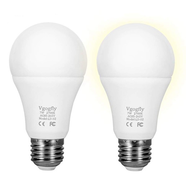 Vgogfly Sensor Lights Bulb Dusk to Dawn LED Light Bulbs