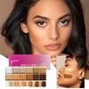 Contour Palette, 12-Color Cream Foundation Palette, Makeup Concealer for Women