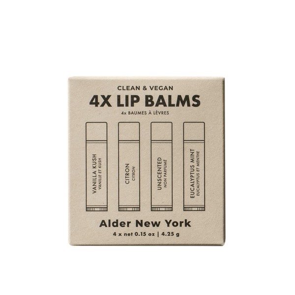Alder New York 4 X Lip Balm Set