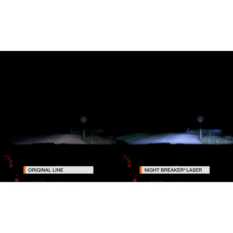 OSRAM - NIGHT BREAKER LASER H7, faro halógeno, 64210NBL-HCB, vehículo