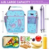 Maidyna Kids Lunch Bag, Reusable Lunch Bag with Adjustable Strap,