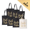 Bride Tribe Bags- Bridesmaid Canvas Totes and Bride Bag (7