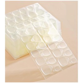 720 pcs 24Pcs/Sheet Acrylic Double-Sided Nail Adhesive Stickers, Strong Nail Glue Tabs for Press On Nails, Easy to Use & Remove, Transparent Stickers for DIY Manicure（30）