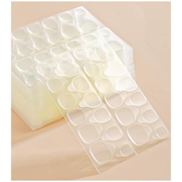 720 pcs 24Pcs/Sheet Acrylic Double-Sided Nail Adhesive Stickers, Strong Nail