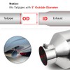 A-KARCK Exhaust Tip 5" Inlet to 10" Outlet, 15" Overall