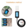 Soil Moisture Sensor, 4-20MA Output Waterproof Greenhouse Soil Moisture Humidity