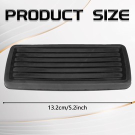 HHZL Brake Pedal Cover, Brake Clutch Pedal Pad for Honda Accord CR-V Civic Element Odyssey Prelude Pilot Ridgeline, Rubber Clutch Cover Pad Manual Replacement 46545-S84-A81 (Black)