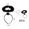 2 Pieces Angel Headbands, Angel Headband Decoration, Kids Play Props,