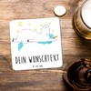 Mr. & Mrs. Panda 10er Set Personalisiertes Untersetzer Set Einhorn