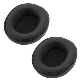 SING F LTD A Pair Protein Leather Replacement Ear Pads Compatible with MPOW H17 H 17 Headphones Memory Foam Cushions Ear Covers (Black)