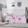 Bloomsbury Mill - Hearts & Butterflies Patchwork - Pink -