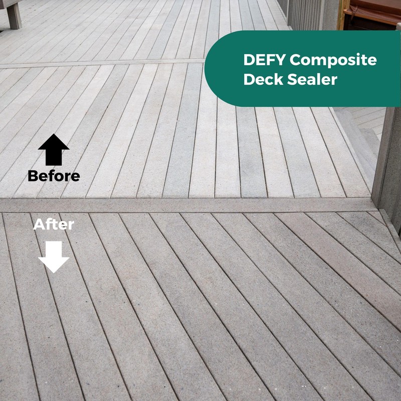 DEFY Extreme Composite Deck Sealer – Crystal Clear Waterproof Sealant