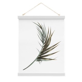 Photolini Poster Hanging Rail in White, 31 cm Magnetic Poster Hanger / Poster Holder / Poster Rail