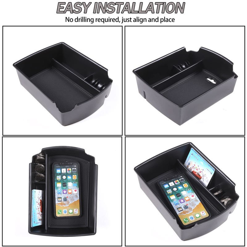 Lcojicep Center Console Armrest Box Storage Box Tray Compatible with