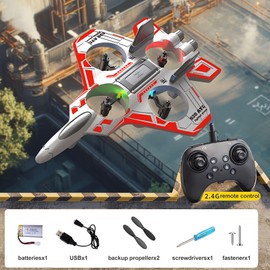 Remote Control Drone for Kids,2.4Ghz Foam RC Airplanes Helicopter Quadcopter with Auto Hovering,360° Flip,Gravity Sensing,Stunt Roll,Cool Light,2 Battery,Gifts for 8+ Kids Boys