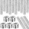 Sonwyoung 18 Pcs Disco Party Favors Sequin Disco Slap Bracelet