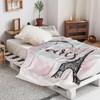 Paris Eiffel Tower Pattern Blanket, Soft Blankets Flannel Bed Throw