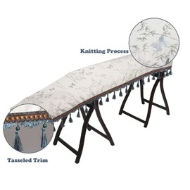 SUNSURE Guzheng Dust Cover Universal Chinese Zither Cover Premium Cloth Art Guzheng Piano Cover Musical Instrument Accessories for Guzheng Guqin Piano Keyboard (Bamboo A)