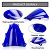 PSLER Windshield Windscreen Double Bubble for Suzuki GSXR600 GSXR750 K11