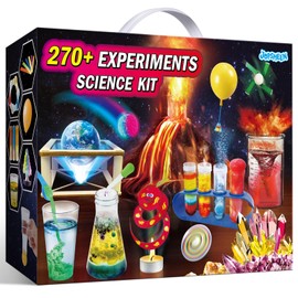 JOPSHEEN 270+ Experiments Science Lab Kit for Kids Boys Girls Birthday Gifts Toys, Chemistry Set, Volcano, Crystal, Magic, Physics S.T.E.M Educational Project