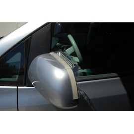 Unbrand 1 Rear View Side Mirror Sun Visor Vortex Generator Rain Water Shield Car Truck