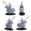 Medieval Royal Knights Cavalry Spearmen, Highlands Miniatures Historical Role Playing