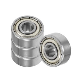Kozelo 4pcs 623ZZ Ball Bearings 3x10x4mm Chrome Steel Double Shielded Deep Groove Ball Bearings for Mechanical and Industrial Equipment