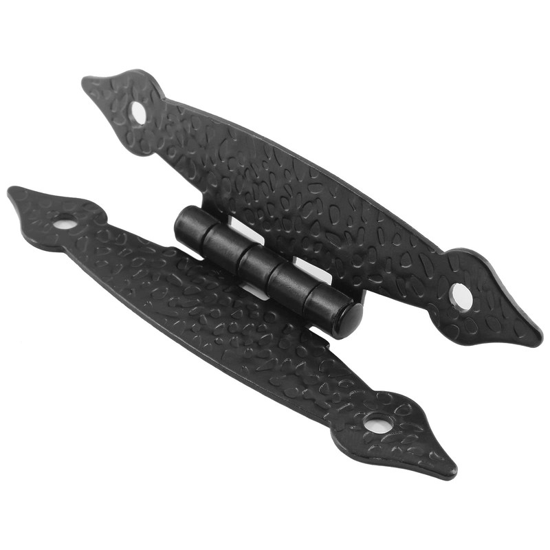 Murtenze 4 Pack 3.5 Inch Black Antique H Hinge Cold
