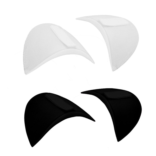 hioseyre 2 Pairs Set-in Shoulder Pads Thickness 1.5cm Breathable Sponge