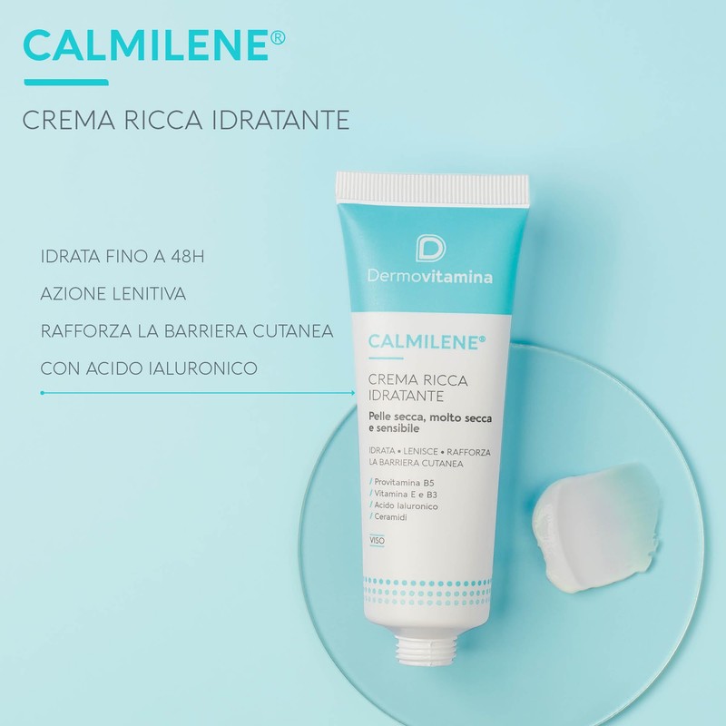 Dermovitamina Calmilene Cream Ricca Viso 40 ml