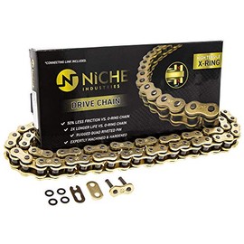 NICHE Gold 630 X-Ring Chain 84 Links With Connecting Master Link