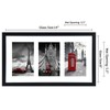 Fixwal 8x14 Collage Picture Frame with Three Openings for Displaying