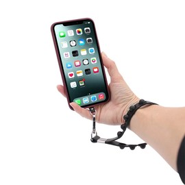 Stress Phone Holder, Conveniently Carry Your Phone Around Your Wrist, fits Most, Press Bubbles Down to Relieve Stress, Washable Silicone Material - Set of 4 - Assorted - Colors May Vary