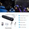 AZIMOM Car Use Bluetooth 6W RGBW LED Fiber Optic Lights