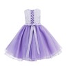 ekidsbridal Lace Organza Junior Flower Girl Dress Special Occasion Christening