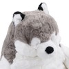 Lovely Stuffed Dog Doll Grey White Decompression Cute Dog Plush