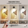 TaoFiaCo Spotlights Indoor, Wireless Uplighting Indoor with Remote Dimmable, Rechargeable