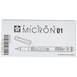 Sakura Micron Drawing Pen, 01, Black
