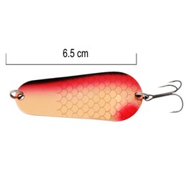 SEABUZZ Indicator Set 23 g/6.5 cm - Pike & Perch & Zander Fishing Lure - Metal Spoon Hard Bait with Treble Hook - Spinner Fishing Sport Set - Fishing Spoon - Pike Bait - Bass Bait - Bait Set (BRC)