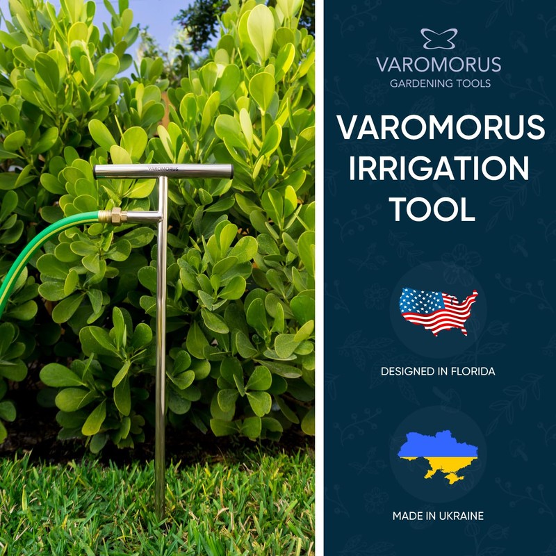 Varomorus Stainless Steel Deep Root Feeder for Tree Watering Spike