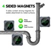 Wigearss Digital LCD Protractor, Inclinometer, Angle Finder with Four-Sided Magnet