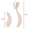 Folding Eyelash Comb Eyelash Separator Arc Designed Eyebrow Grooming Brush