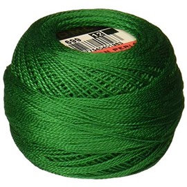 DMC 116 12-699 Pearl Cotton Thread Balls, Green, Size 12