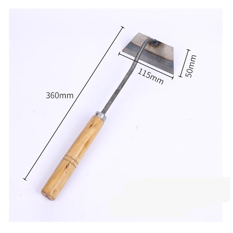 Michear Weeding Puller Garden Hoe Hand Tool,Stainless Steel Hand Hoe