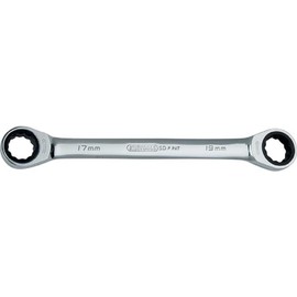 KS Tools 503.4511 GEARplus Double ring ratchet spanner, 8x10mm