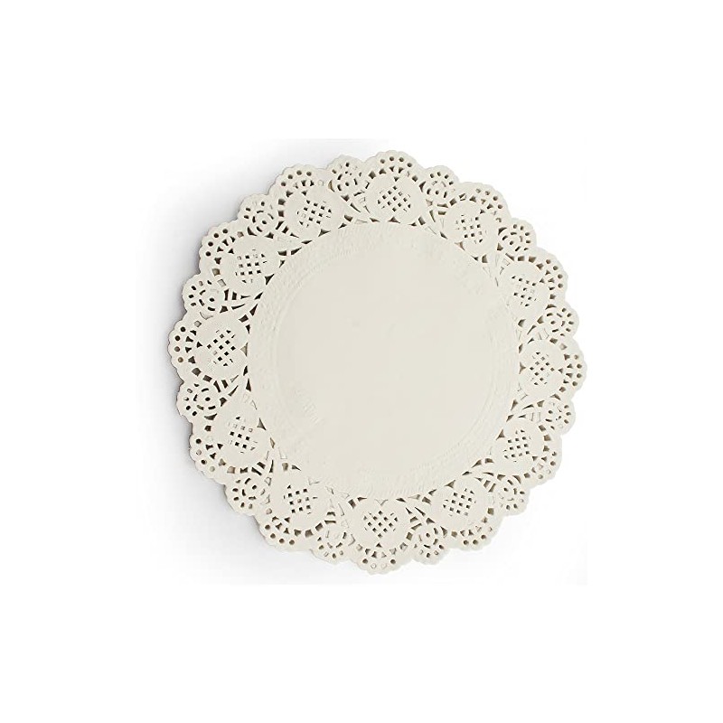 Neutral Umpire Paper Doilies White | Lace Paper Plates for