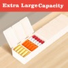 sanderala 2Pack Weekly Pill Organizer,Extra Large 7 Days Pill Cases