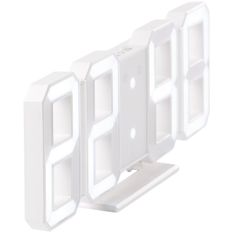 Lunartec Digital Wall Clock: Digital Jumbo LED Table & Wall