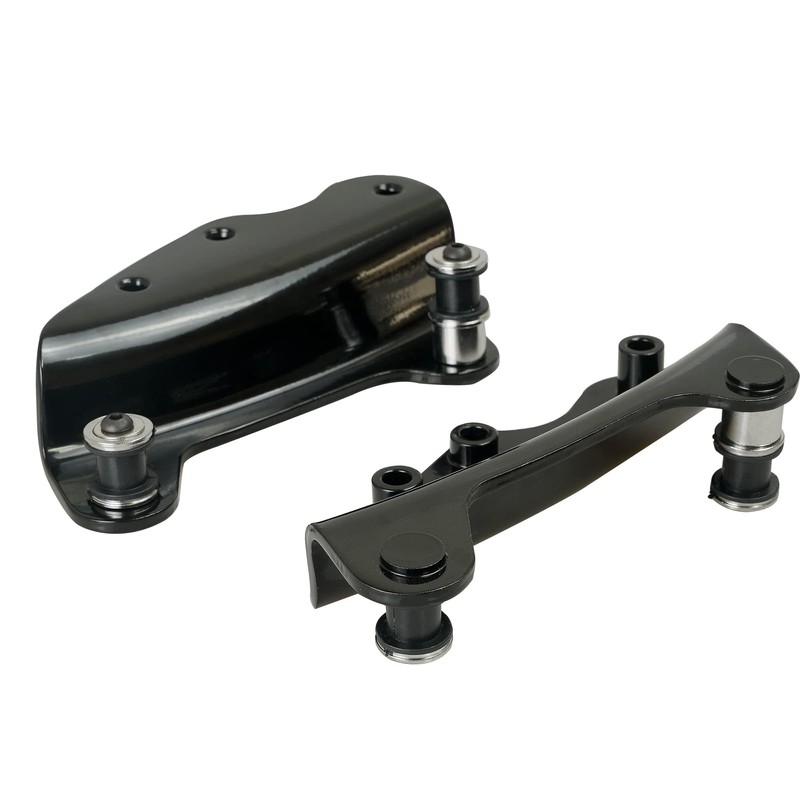 SWESGI Black for Mounting Backrest Sissy Bar Luggage Rack 4