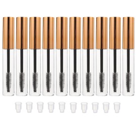 Beaupretty 10 Tubos Vacíos Para Rímel Con Aplicador De Pestañas 4.13X0.59In Botella Contenedora Transparente Para Serum De Crecimiento De Pestañas Uso Diario Y Viajes